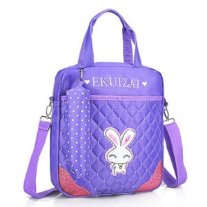 Schoolbag Children Bag Lightweight Backpack for Kids - Purple