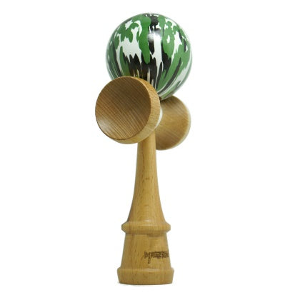 Beech Wood Magic Kendama with 3 Strings (7-Inch) - Green